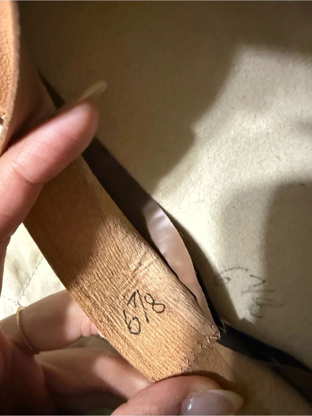 Noah Marion Tear Drop Braver Hat Fedora Flat Brim in Sahara Beige
